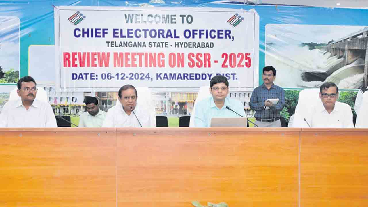 ఓటరు జాబితాను తప్పులు లేకుండా సిద్ధం చేయాలి