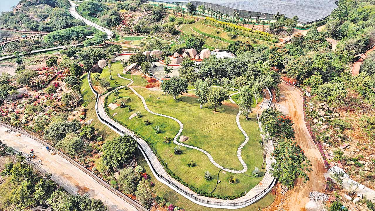 Kothwalguda Eco Park | కొత్త ఏడాదిలోనైనా ప్రారంభిస్తారా?.. ఇంకా నిర్మాణంలోనే కొత్వాల్‌గూడ ఎకో పార్క్‌