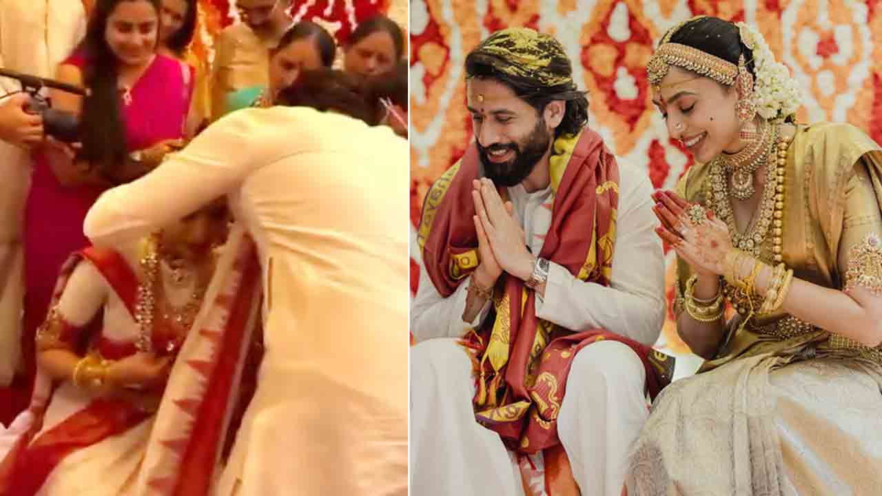 Naga Chaitanya – Shobitha | శోభిత మెడలో తాళి కట్టిన చైతూ.. వీడియో