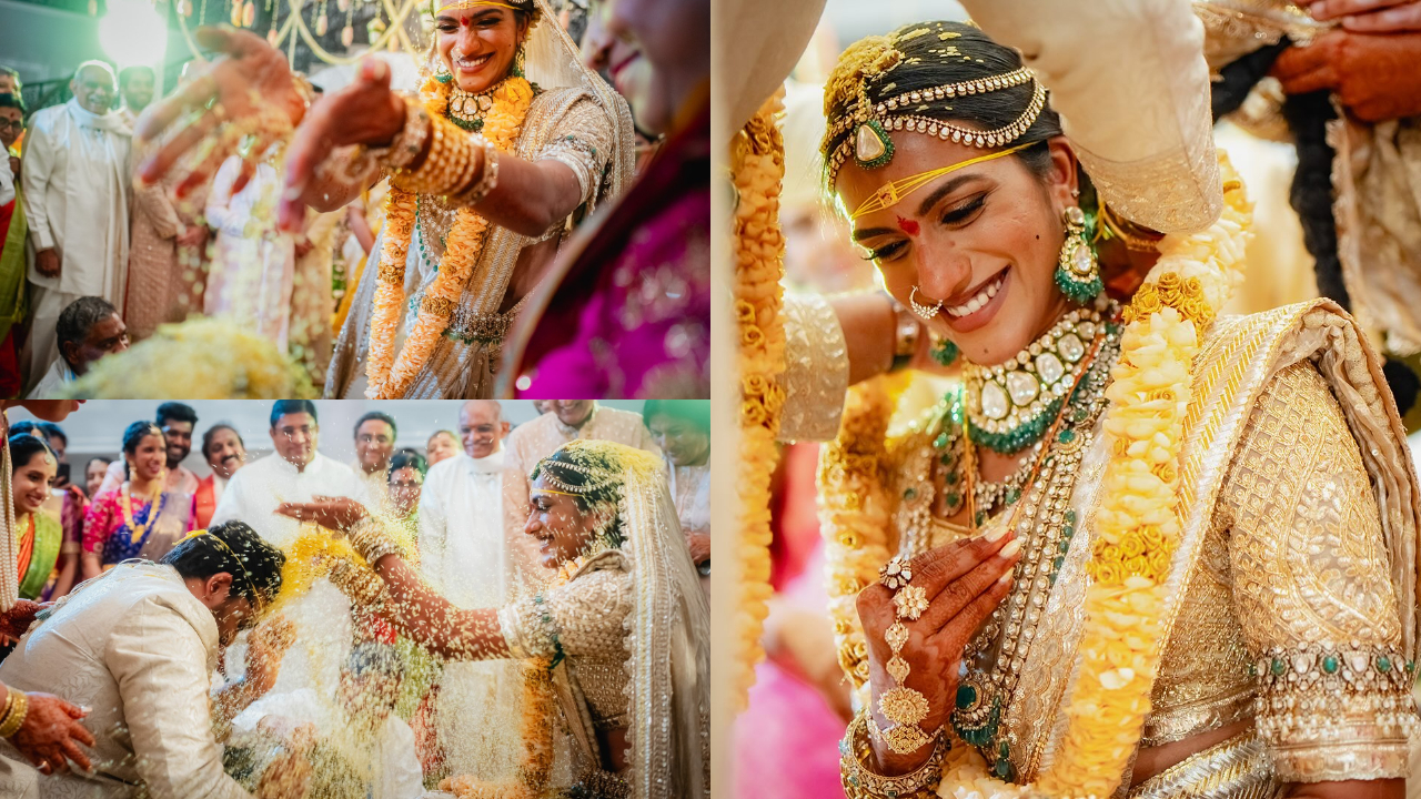 PV Sindhu | పీవీ సింధు పెళ్లి ఫొటోలు చూశారా..?