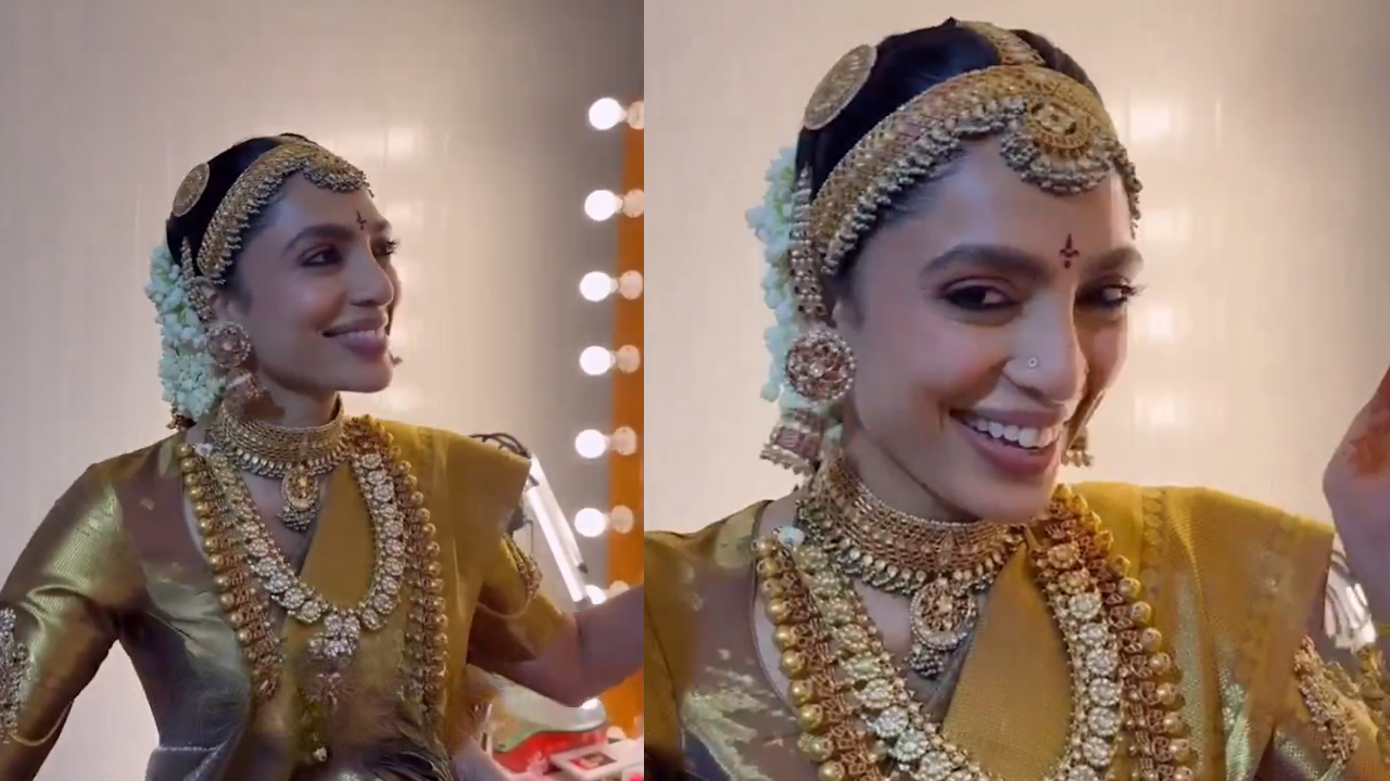 Sobhita Dhulipala | పెళ్లిలో అదిరిపోయేలా స్టెప్పులేసిన శోభిత.. వీడియో వైరల్.!