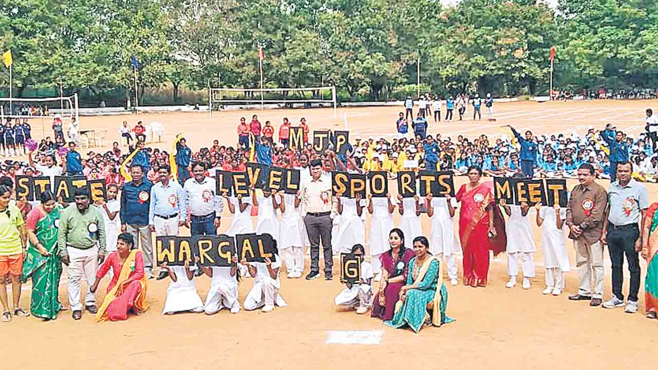 ఎంజేపీలో స్పోర్ట్స్ మీట్ షురూ