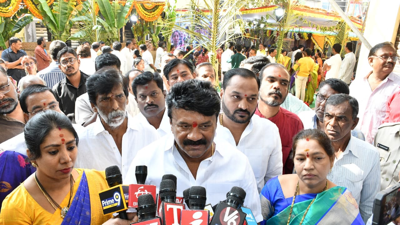 MLA Srinivas Yadav | విగ్రహ ధ్వంసం ఘటన దురదృష్టకరం : ఎమ్మెల్యే తలసాని శ్రీనివాస్‌ యాదవ్‌