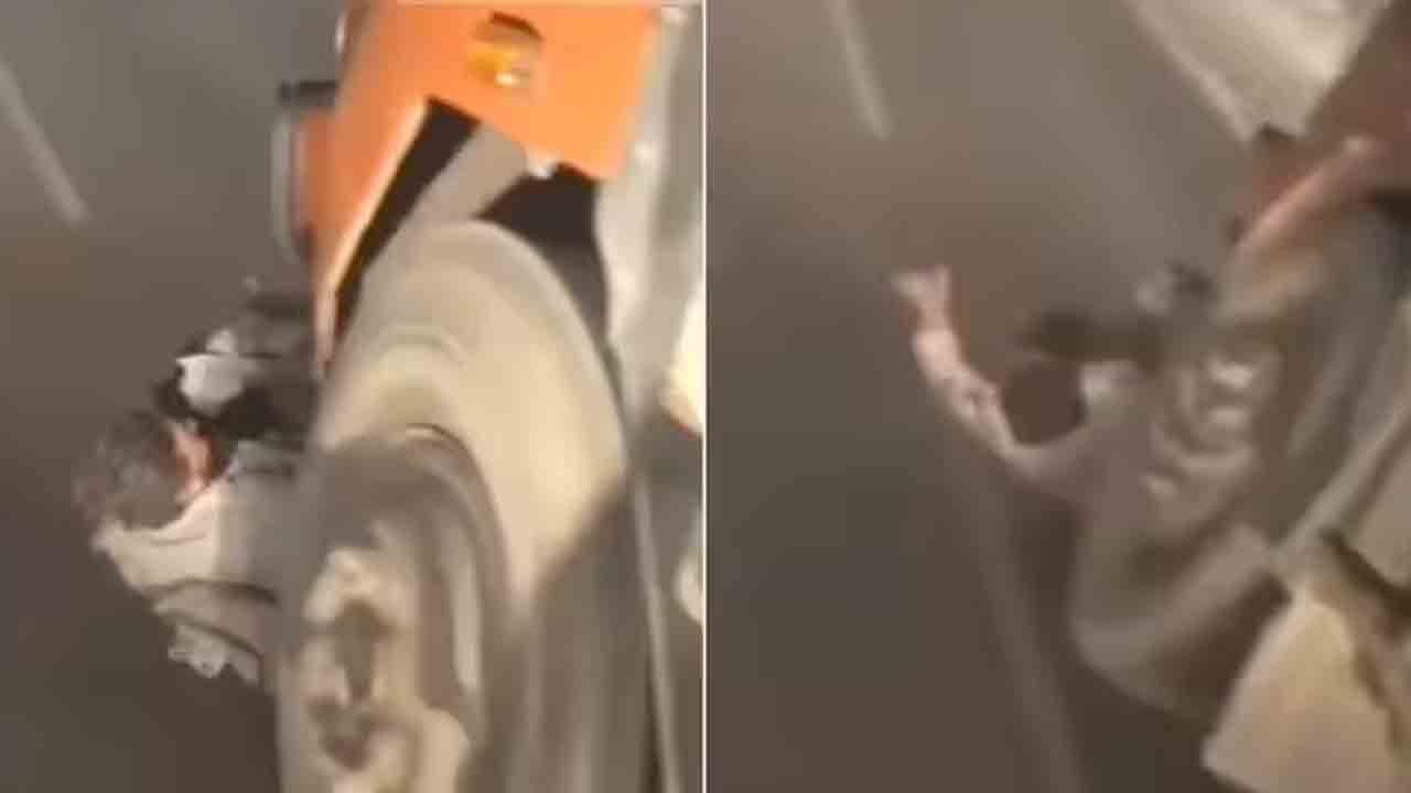 Viral Video | బైక్‌ను ఢీ కొట్టి ఈడ్చుకెళ్లిన ట్రక్కు.. ప్రాణాలతో బయటపడ్డ ఇద్దరు యువకులు.. షాకింగ్‌ వీడియో