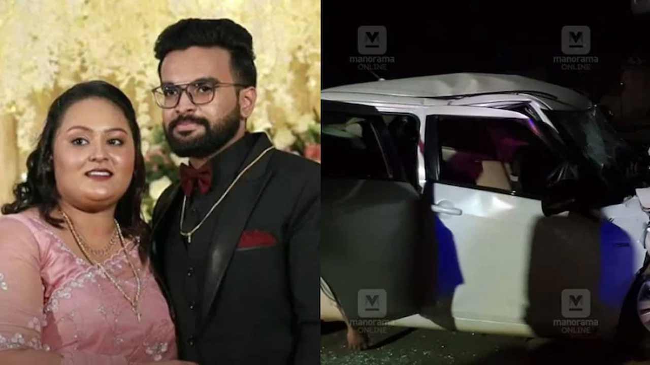 Tragedy | అయ్యప్ప భక్తుల బస్సును ఢీకొట్టిన కారు.. నవ దంపతులు సహా నలుగురు మృతి