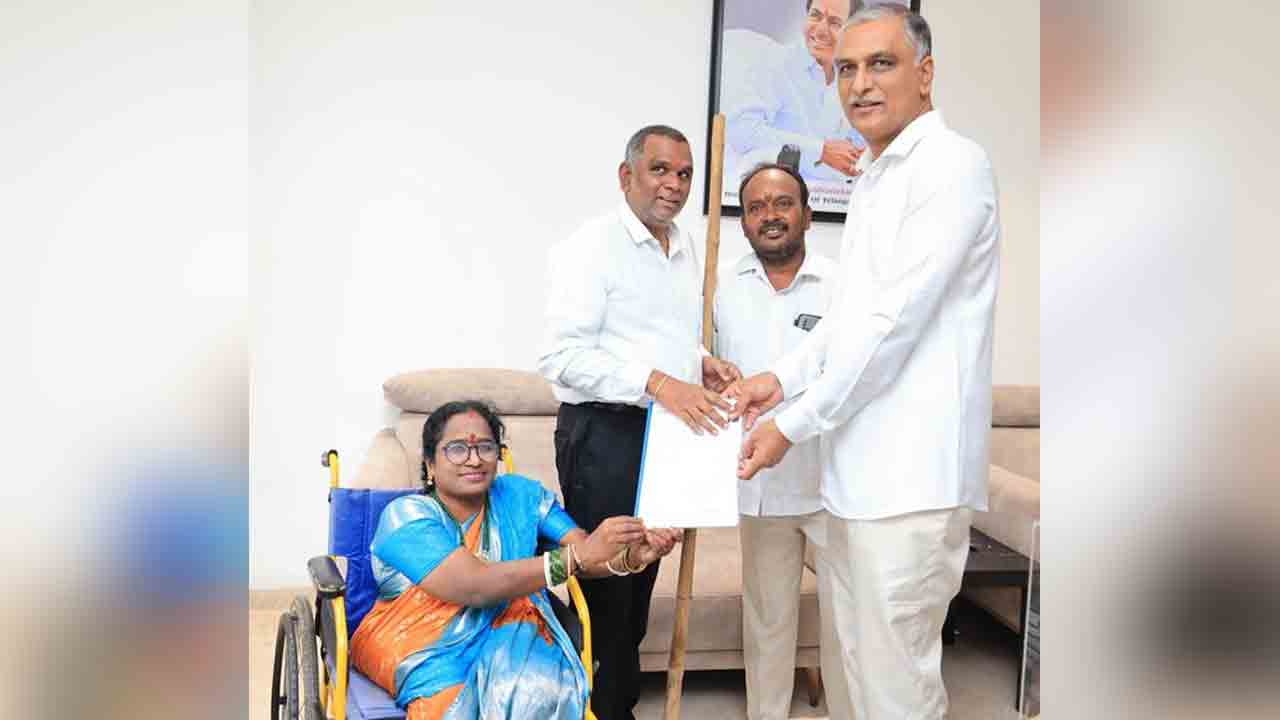 Harish Rao | దివ్యాంగుల పక్షాన బీఆర్ఎస్ పార్టీ పోరాడుతుంది : హ‌రీశ్‌రావు