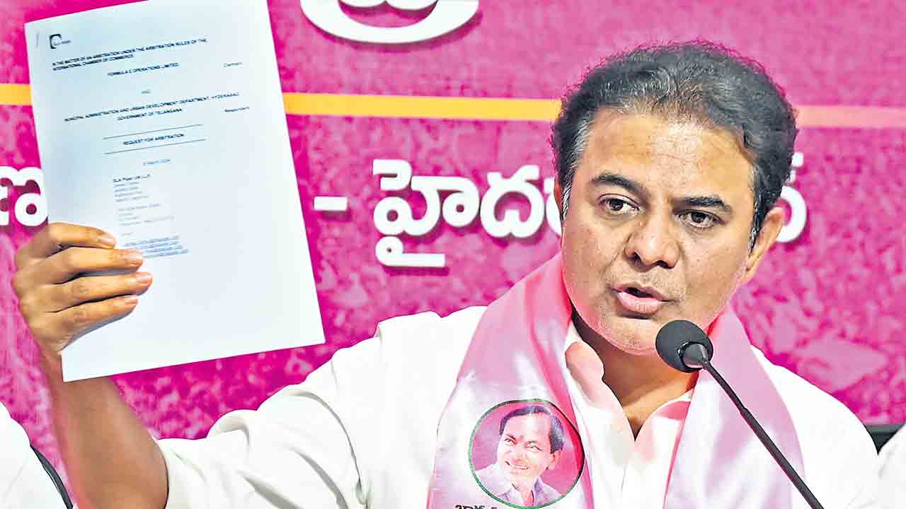 KTR | చర్చ అంటే పరార్‌.. అక్రమ కేసులతో తయార్‌.. లీకువీరుడికి చర్చపెట్టే దమ్ములేదు: కేటీఆర్‌