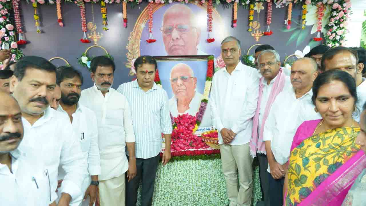 Marri Janardhan Reddy | నాగ‌ర్‌క‌ర్నూల్ మాజీ ఎమ్మెల్యే మ‌ర్రి జ‌నార్ధ‌న్ రెడ్డికి కేటీఆర్, హ‌రీశ్‌రావు ప‌రామ‌ర్శ‌