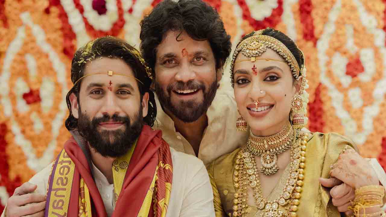 Naga Chaitanya Shobitha | ఘ‌నంగా నాగచైతన్య – శోభిత ధూళిపాళ్ల వివాహం.. ఫొటోలు