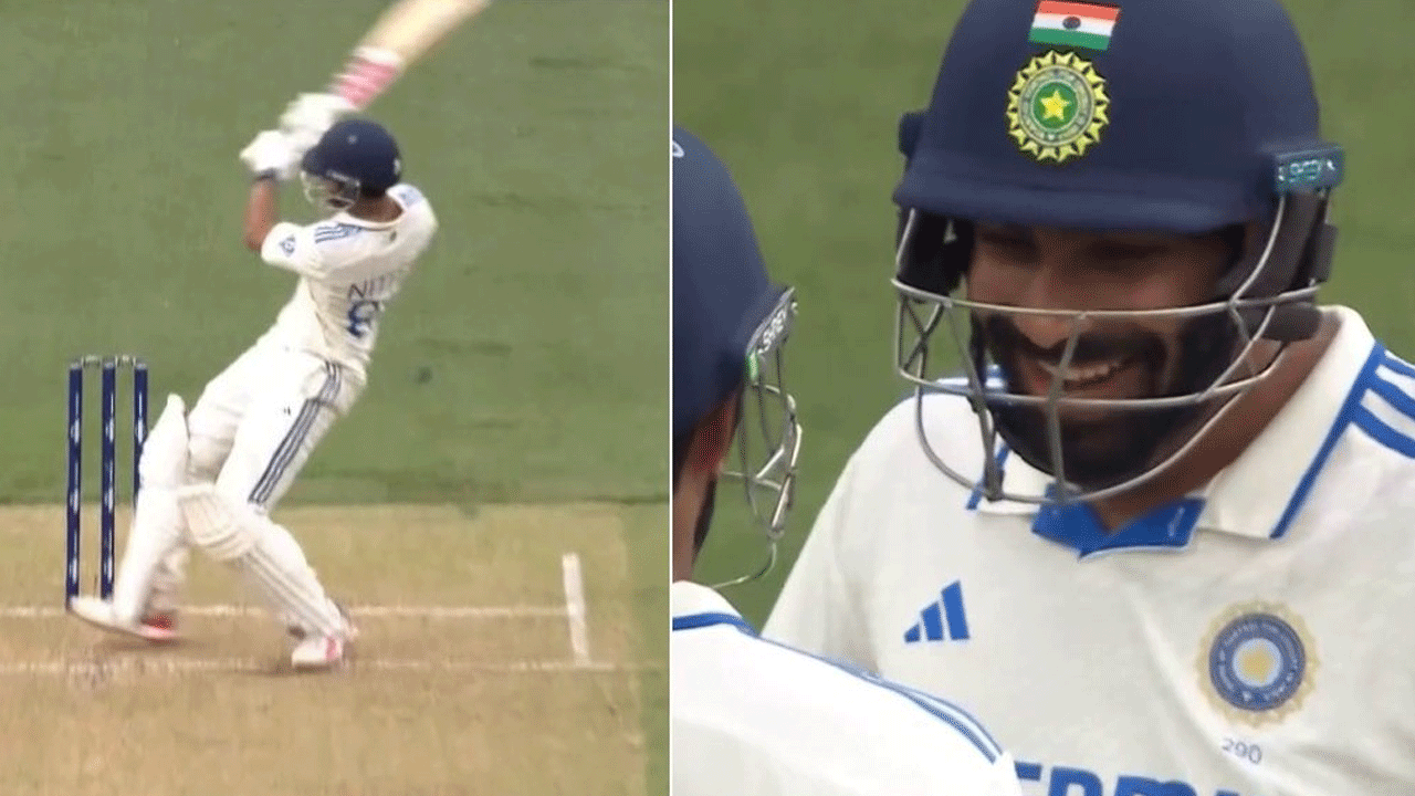 Nitish Kumar Reddy: రివ‌ర్స్ స్ట్రోక్‌తో సిక్స‌ర్‌ కొట్టిన నితీశ్ కుమార్ రెడ్డి.. వీడియో