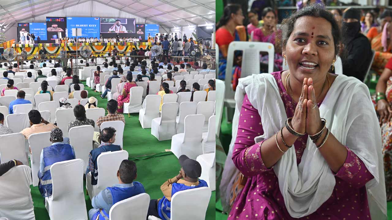 Telangana | గొప్పలు ఎందుకన్నా.. ఇచ్చిన మాట ప్రకారం పింఛన్లు, రేషన్‌కార్డులివ్వు.. సీఎం రేవంత్‌ సభలో మహిళ నిరసన