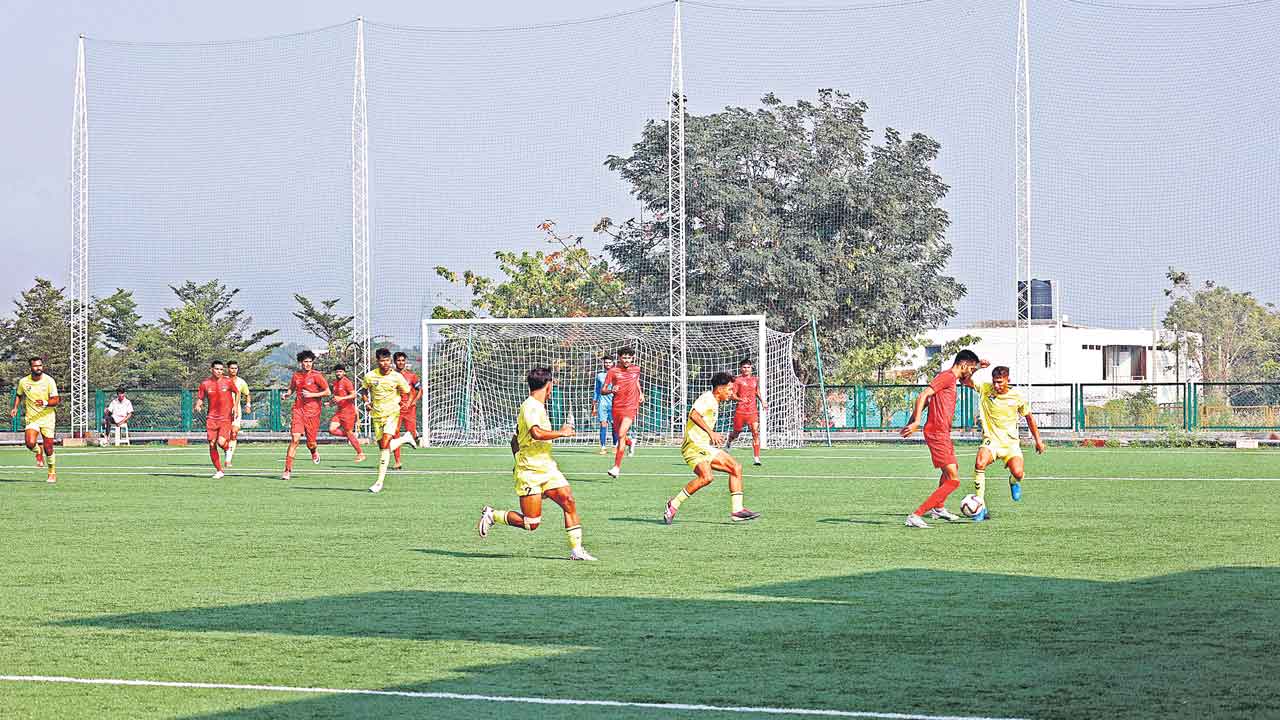 తెలంగాణ, రాజస్థాన్‌ పోరు డ్రా