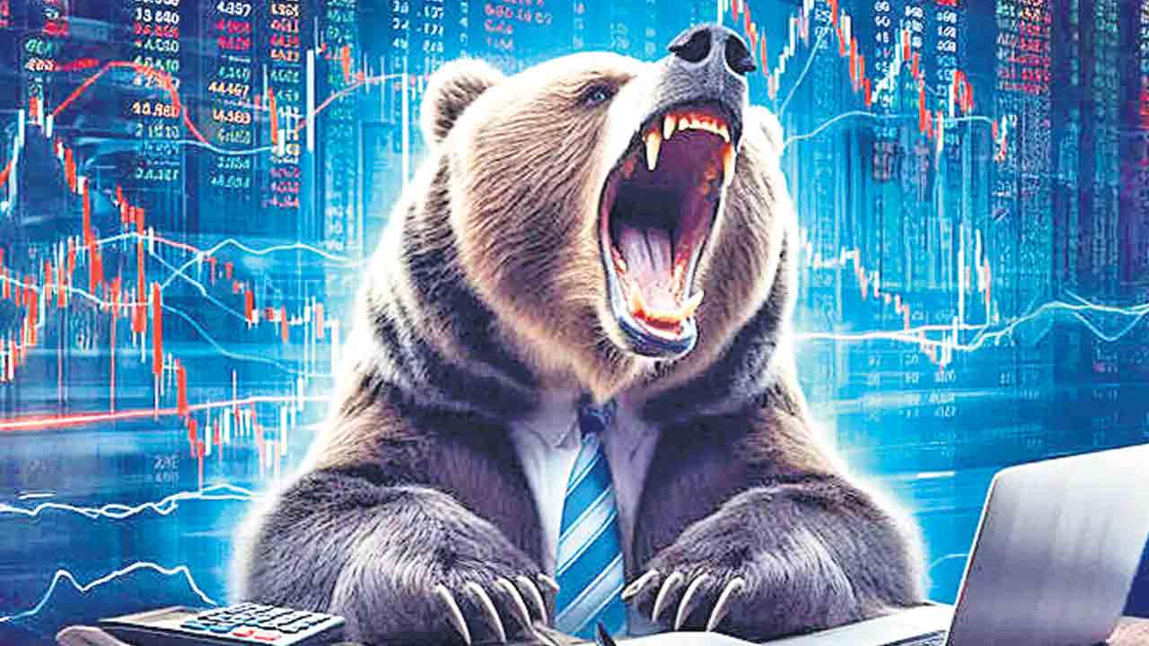 మార్కెట్లను ముంచిన వైరస్‌