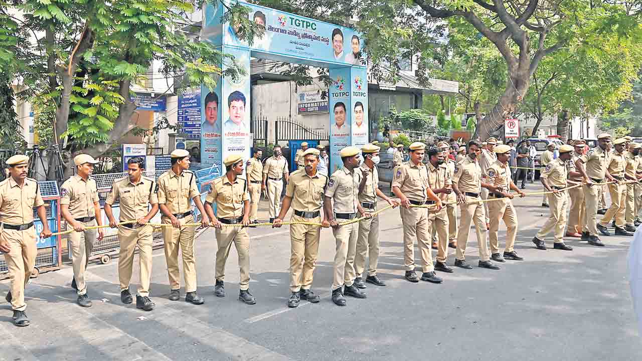 ఈడీ ఆఫీస్‌ వద్ద ఉద్రిక్తత