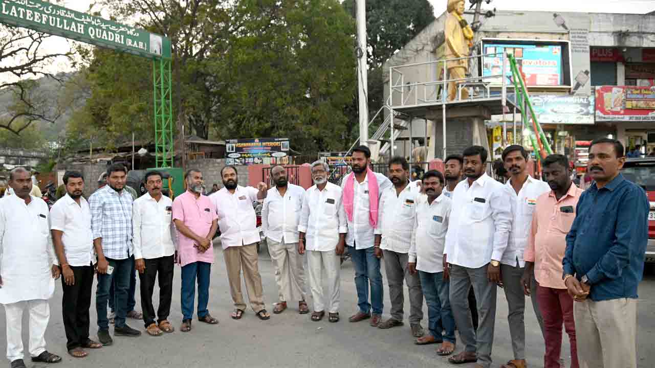 రేపు బీఆర్‌ఎస్‌ రైతు మహాధర్నా