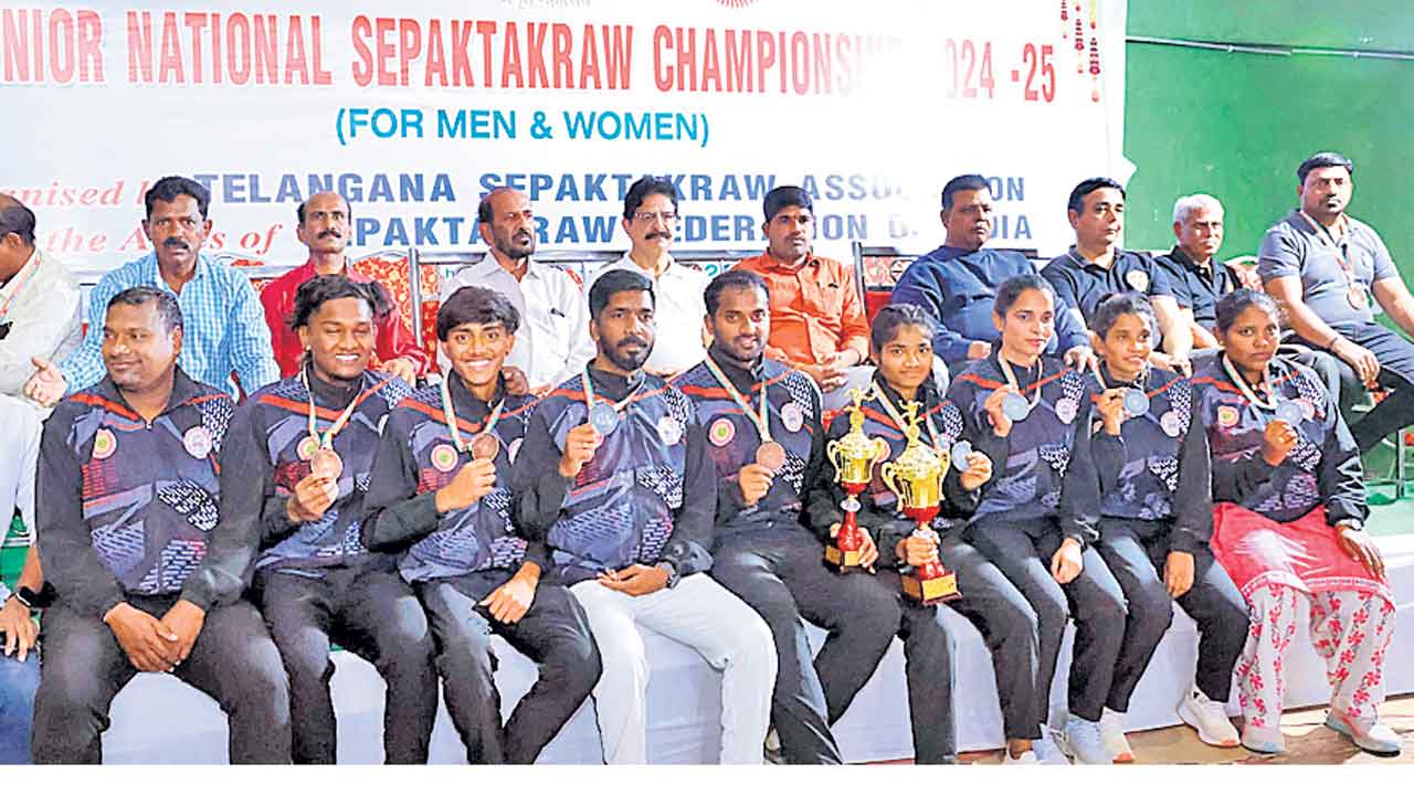 సెపక్‌తక్రాలో ‘ఆలిండియా పోలీస్‌’కు పతకాలు