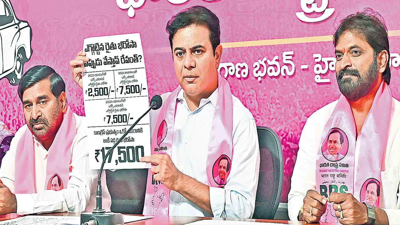 KTR | రైతుబంధుకు రాం రాం.. అన్నదాతలను దొంగలుగా చిత్రీకరిస్తే ఊరుకోం: కేటీఆర్‌