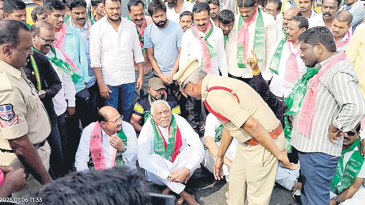 భగ్గుమన్న బీఆర్ఎస్