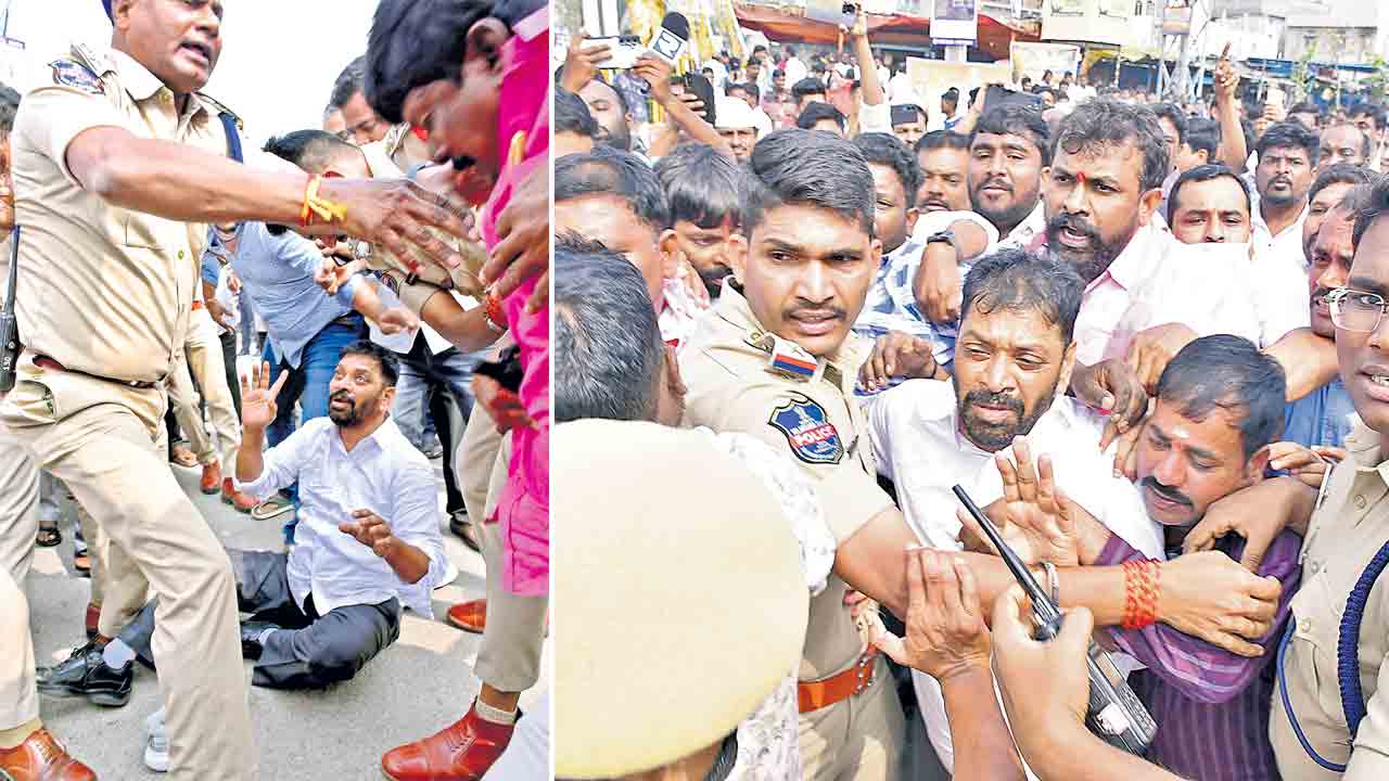 Bhuvanagiri | భువనగిరి నిర్బంధం.. కాంగ్రెస్‌ గూండాగిరీపై భగ్గుమన్న గులాబీ శ్రేణులు