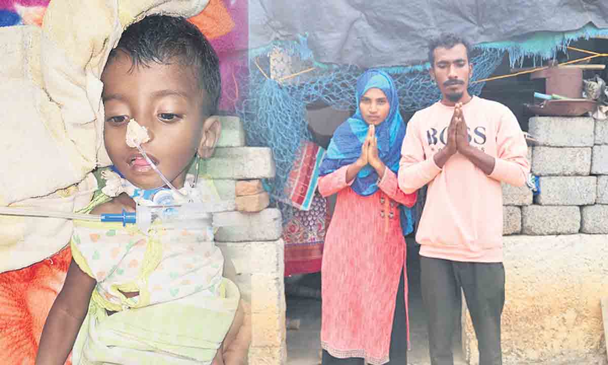 వెంటిలేటర్‌పై చిన్నారి