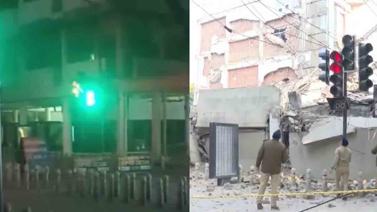 Watch: తెల్లవారుజామున కూలిన బిల్డింగ్‌.. వీడియో క్లిప్‌ వైరల్‌