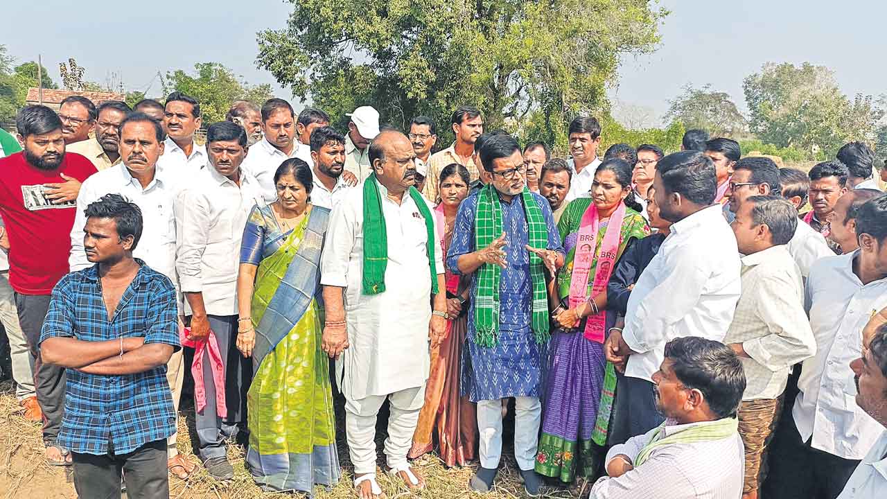 Chinna Kaleshwaram | భూములు గుంజుకుంటే ఊరుకోం.. చిన్నకాళేశ్వరం భూనిర్వాసితులకు మెరుగైన పరిహారం ఇవ్వాలి