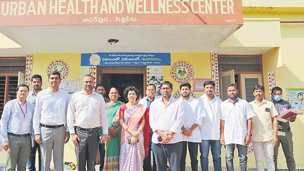 దవాఖానలను సందర్శించిన ఎన్‌సీడీ బృందం