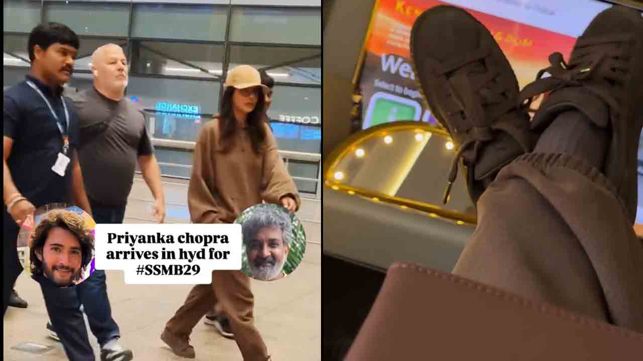 Priyanka Chopra | హైదరాబాద్‌లో ల్యాండైన ప్రియాంకా చోప్రా.. మహేశ్ బాబు-జక్కన్న ఎస్‌ఎస్ఎంబీ 29 కోసమేనా..?