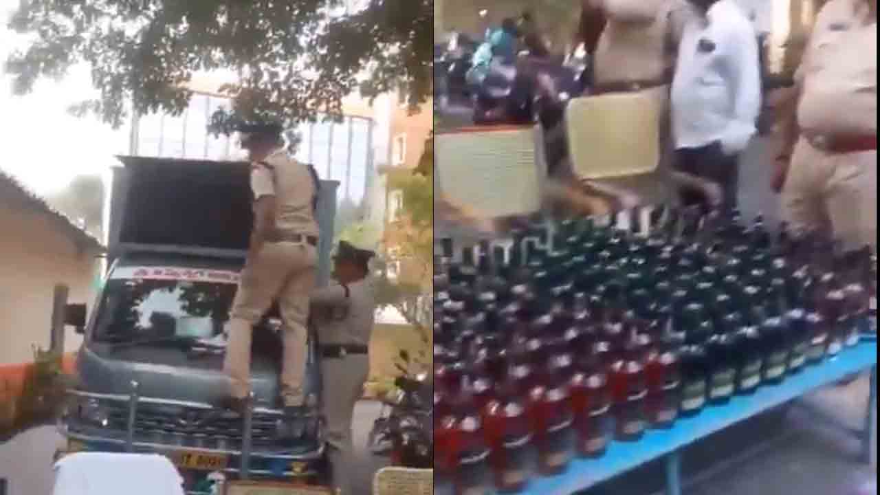 Pushpa style | పుష్ప స్టైల్‌లో మద్యం అక్రమ రవాణా..  ఆ తరువాత ఏం జరిగిందంటే ?