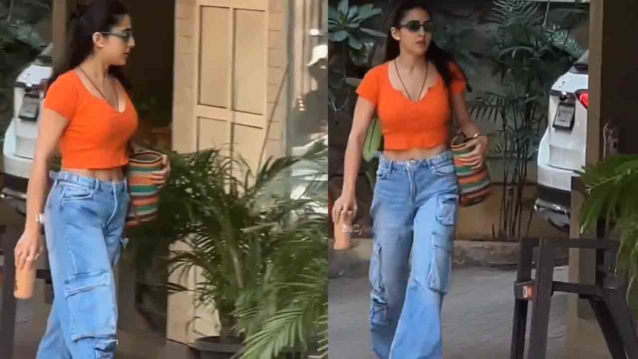 Sara Ali khan | తండ్రి సైఫ్‌ అలీ ఖాన్‌ను పరామర్శించిన సారా అలీ ఖాన్‌