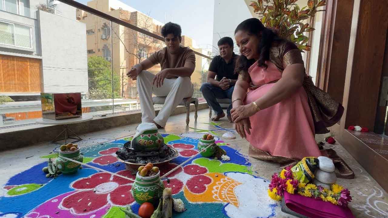 MLC Kavitha | ఎమ్మెల్సీ కవిత నివాసంలో ఘనంగా సంక్రాంతి సంబురాలు : వీడియో