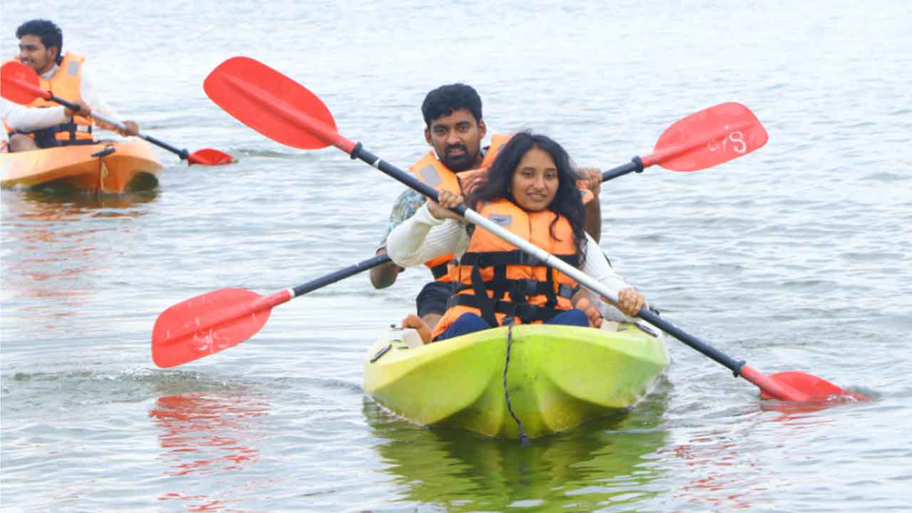 Kotpally project | కోట్‌పల్లి ప్రాజెక్టులో పర్యాటకుల సందడి : ఫొటోలు