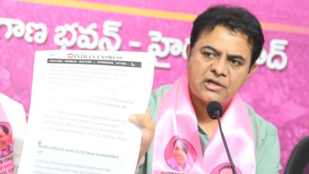 KTR | తెలంగాణ రాష్ట్ర ఆర్థిక పరిస్థితిని నాశనం చేసింది ముమ్మాటికీ రేవంత్‌ రెడ్డినే : కేటీఆర్‌