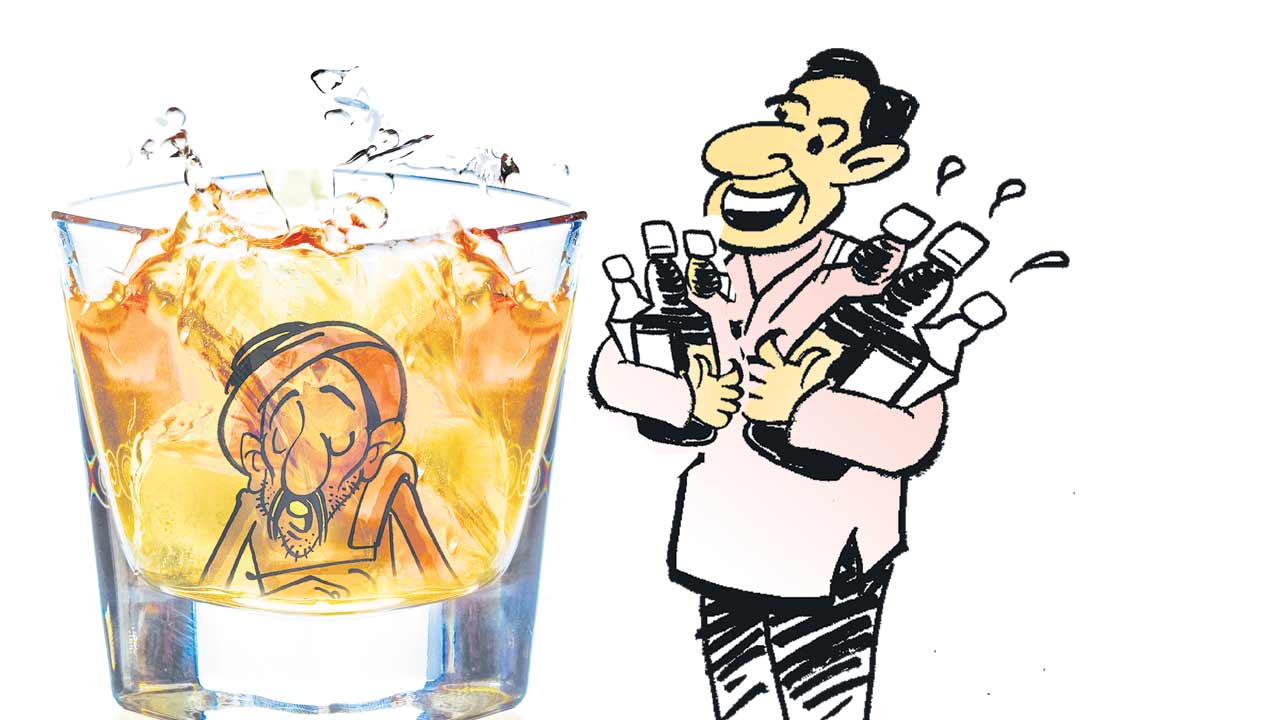 తెగ తాగేశారు..