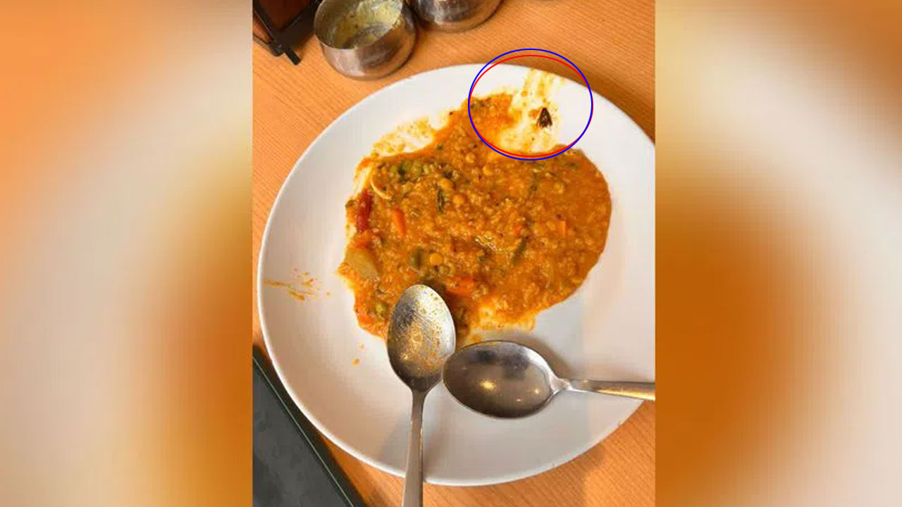 Minerva Hotel | మిన‌ర్వా హోట‌ల్‌లో నిర్వాకం.. సాంబార్ రైస్‌లో బొద్దింక ప్ర‌త్య‌క్షం.. Video