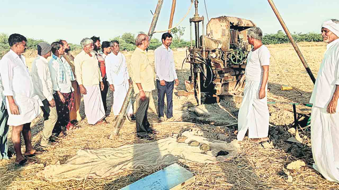 ఎత్తిపోతల సర్వే పనుల అడ్డగింత