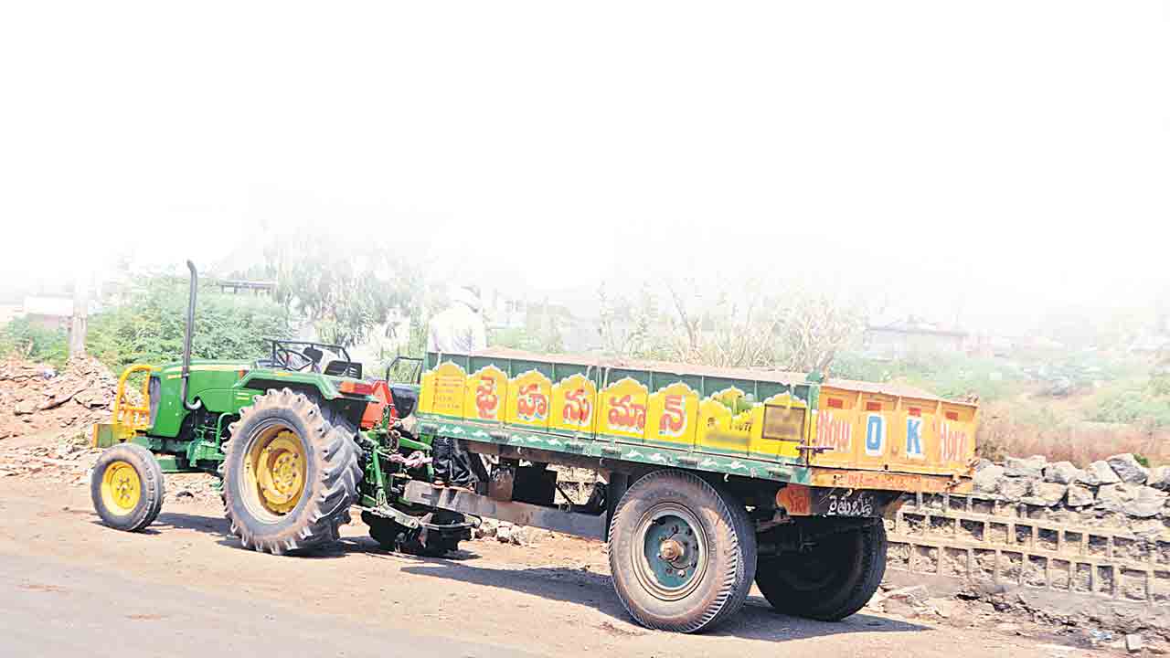 పెద్దవాగులో ఇసుక నాగులు