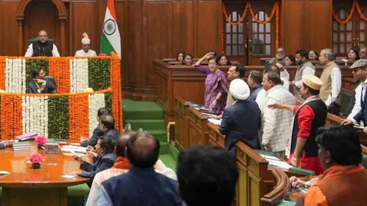 AAP | జైభీమ్‌ అన్నందుకు సస్పెండ్‌ చేశారు.. అసెంబ్లీకి రానీకుండా అడ్డుకుంటున్నారు : ఆతిశీ