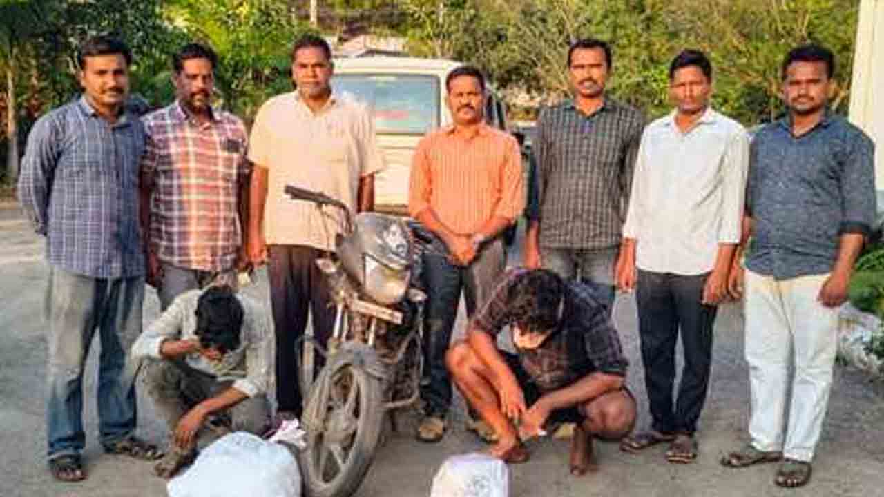 Ganja | బైక్పై గంజాయి తరలింపు.. విలువెంతో తెలుసా..?