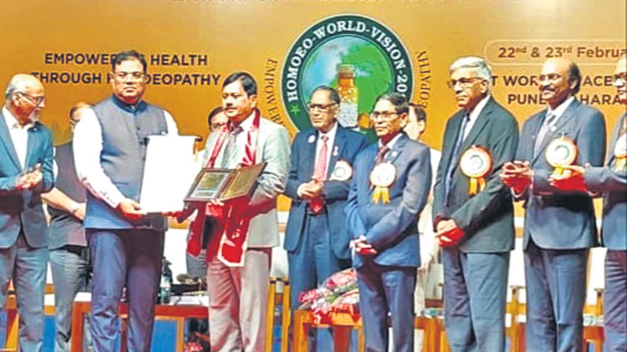 ప్రొఫెసర్‌ శ్రీనివాసులుకు జాతీయ అవార్డు