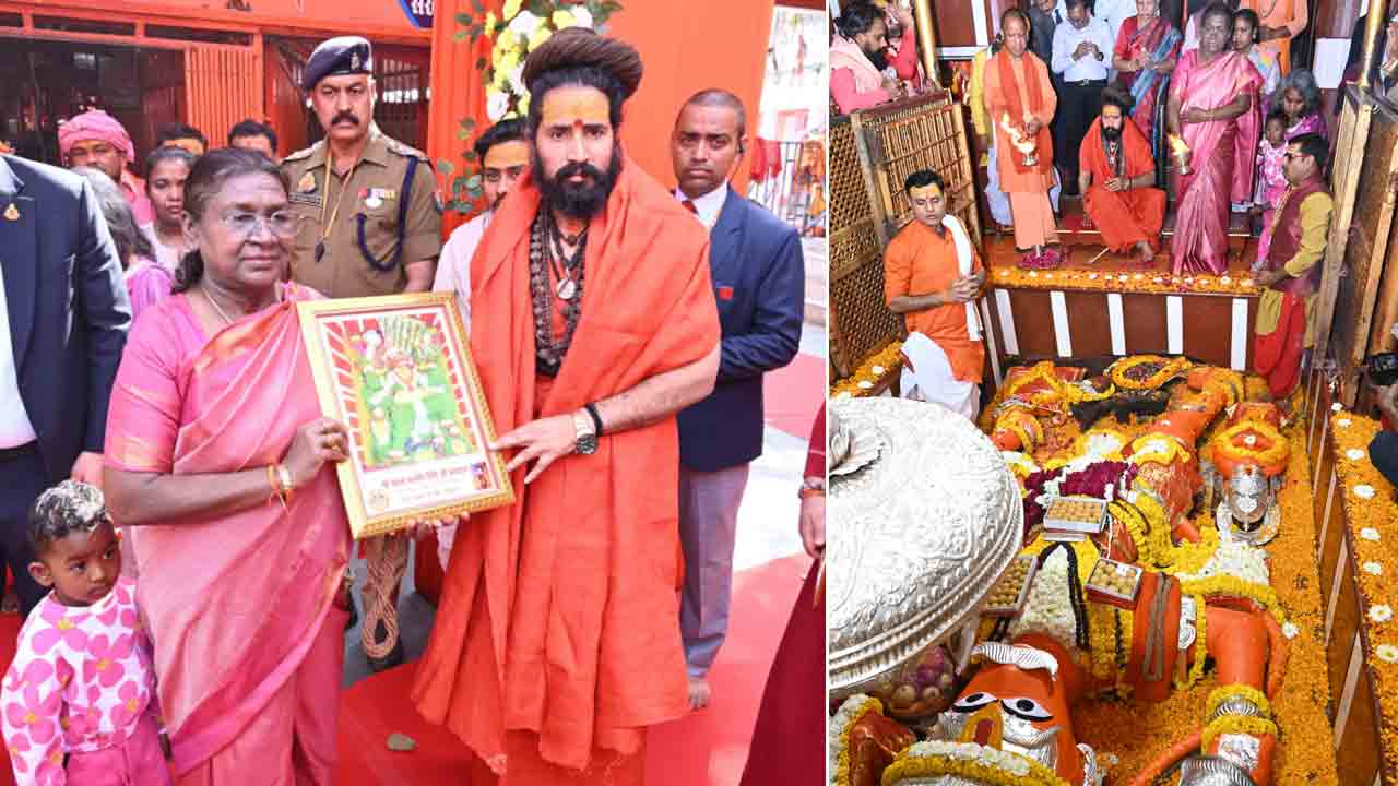 Droupadi Murmu | ప్రయాగ్‌రాజ్‌లో రాష్ట్రపతి ముర్ము.. హనుమాన్‌ ఆలయంలో ప్రత్యేక పూజలు