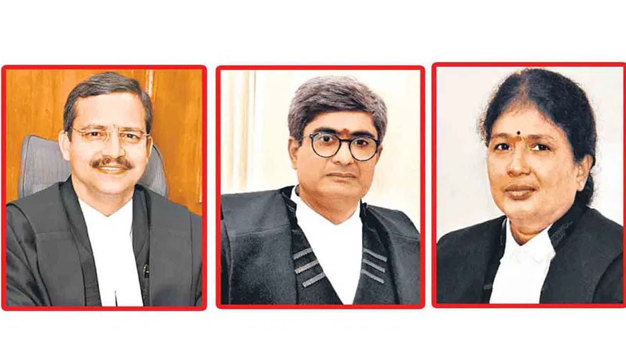 TG High Court | హైకోర్టుకు ముగ్గురు శాశ్వత న్యాయమూర్తులు.. ప్రమాణం చేయించిన సీజే సుజయ్‌ పాల్‌