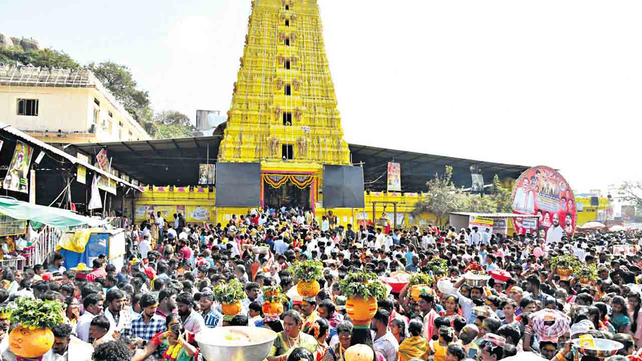 రేపు కొమురవెల్లి మల్లన్న ‘పెద్ద పట్నం’