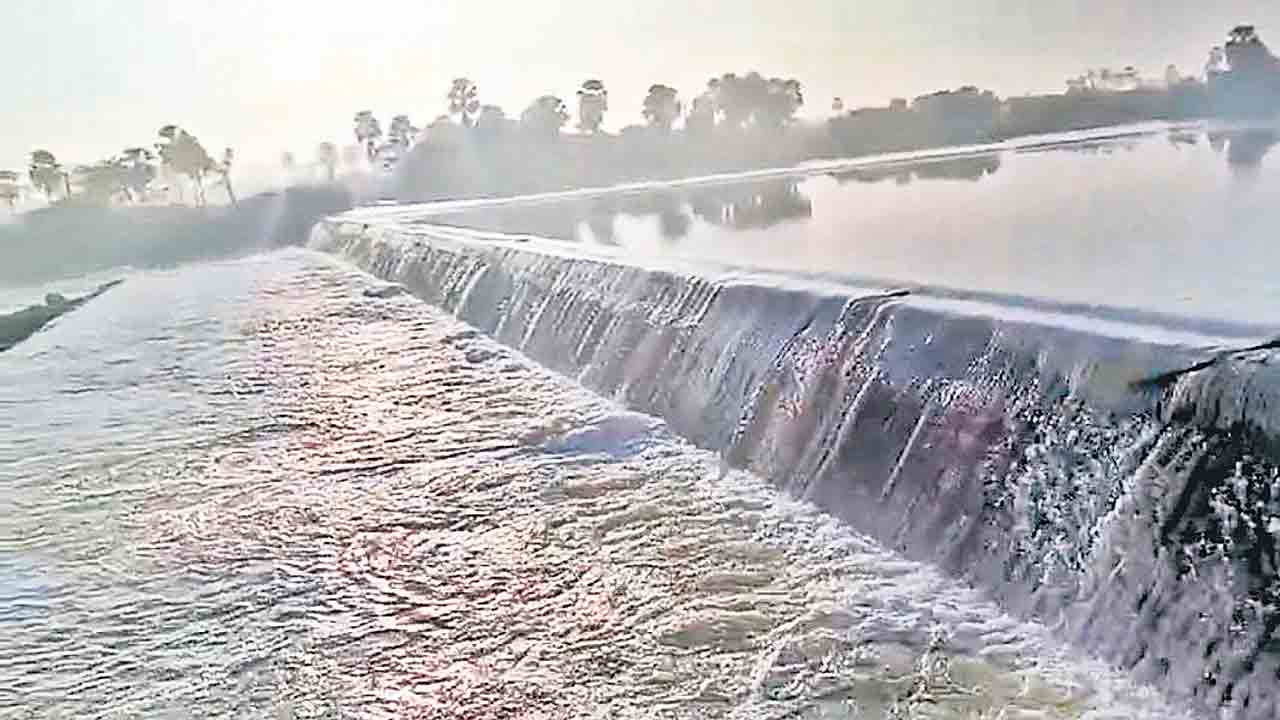 కూడవెళ్లి వాగుకు జలకళ