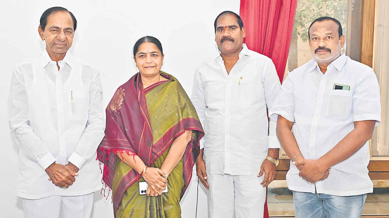 కేసీఆర్‌ను కలిసిన ఎమ్మెల్యే సునీతాలక్ష్మారెడ్డి