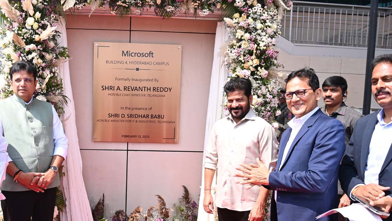 Microsoft | గచ్చిబౌలిలో మైక్రోసాఫ్ట్ కొత్త క్యాంపస్.. ప్రారంభించిన సీఎం రేవంత్రెడ్డి