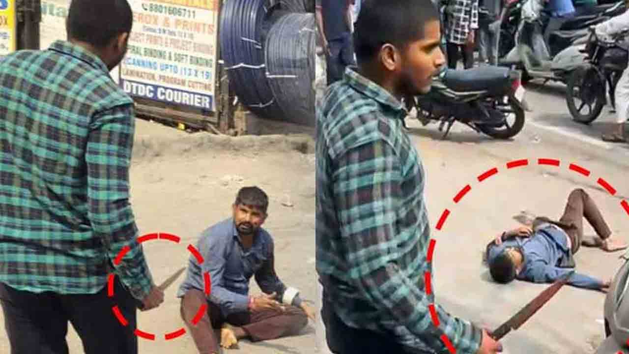 తండ్రిని పొడిచి చంపిన తనయుడు