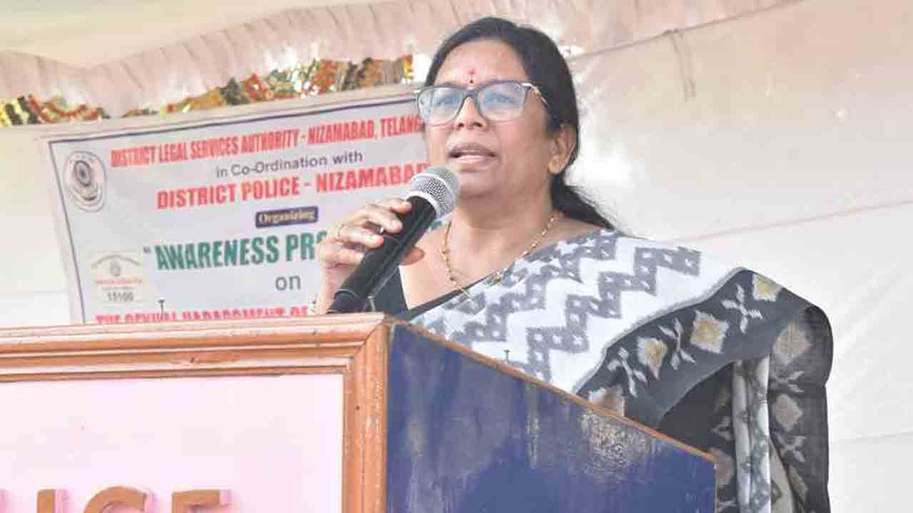 Sunitha Kunchala | పనిచేసే ప్రదేశంలో మహిళలపై లైంగిక వేధింపులు నేరం: జిల్లా జడ్జి సునీత కుంచాల