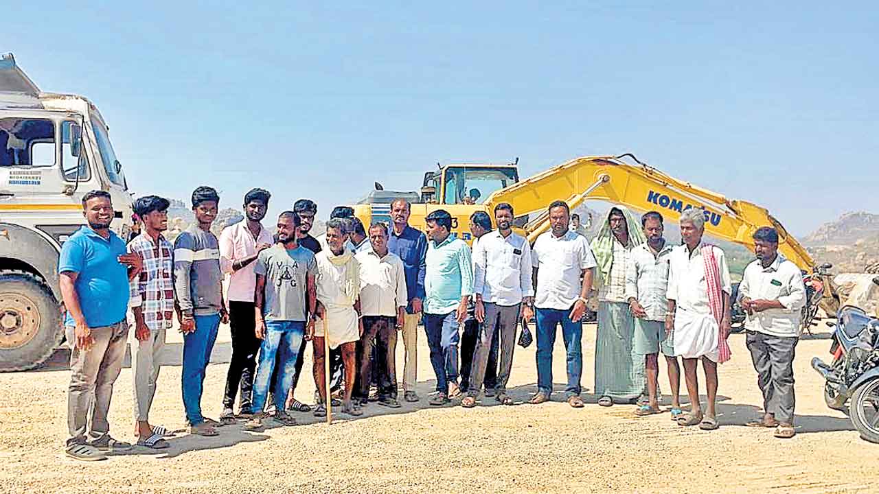 ప్రాజెక్టు ముంపు బాధితుల ఆందోళన