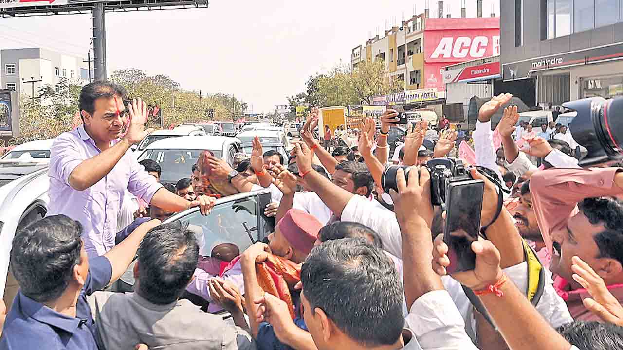 రామన్నకు ఘన స్వాగతం